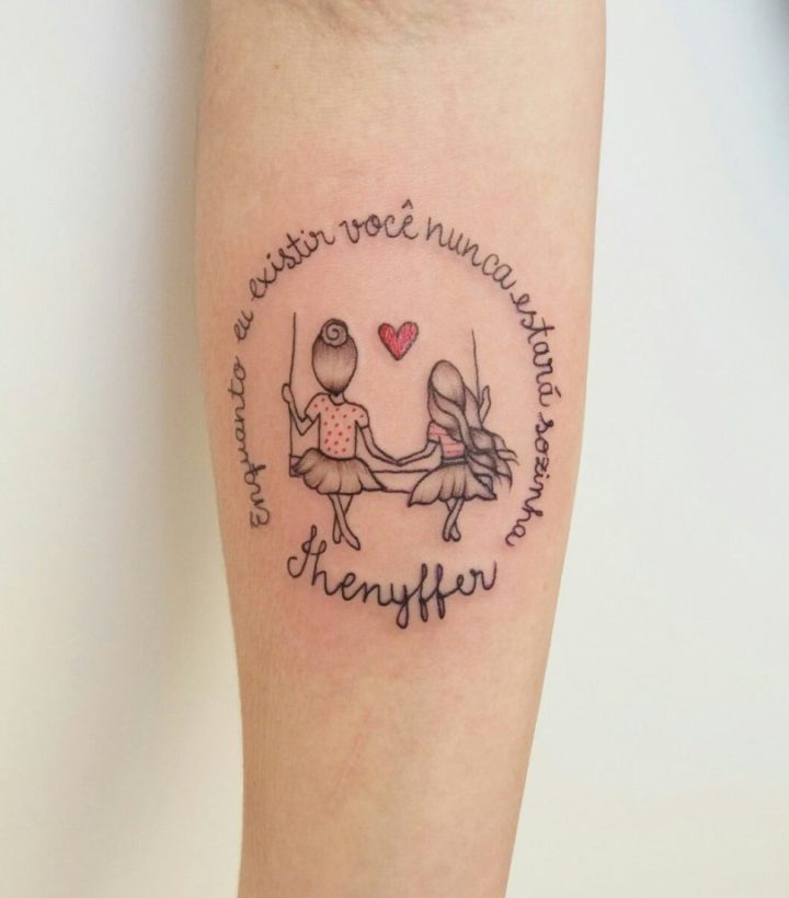 tatuagem de mãe e filha
