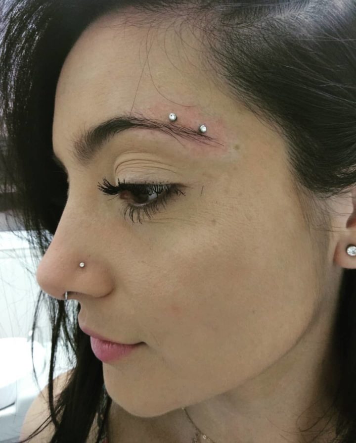 Piercing na sobrancelha que eu amoooo fazer, o que acharam? #piercing