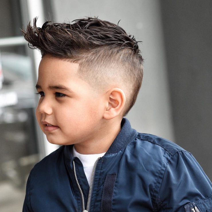 corte masculino infantil com desenho