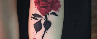 Tatuagem de rosa